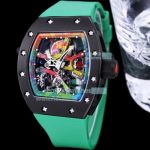 Swiss Quality Replica Richard Mille RM68-01 Tourbliion Cyril Kongo Skeleton Carbon Watch